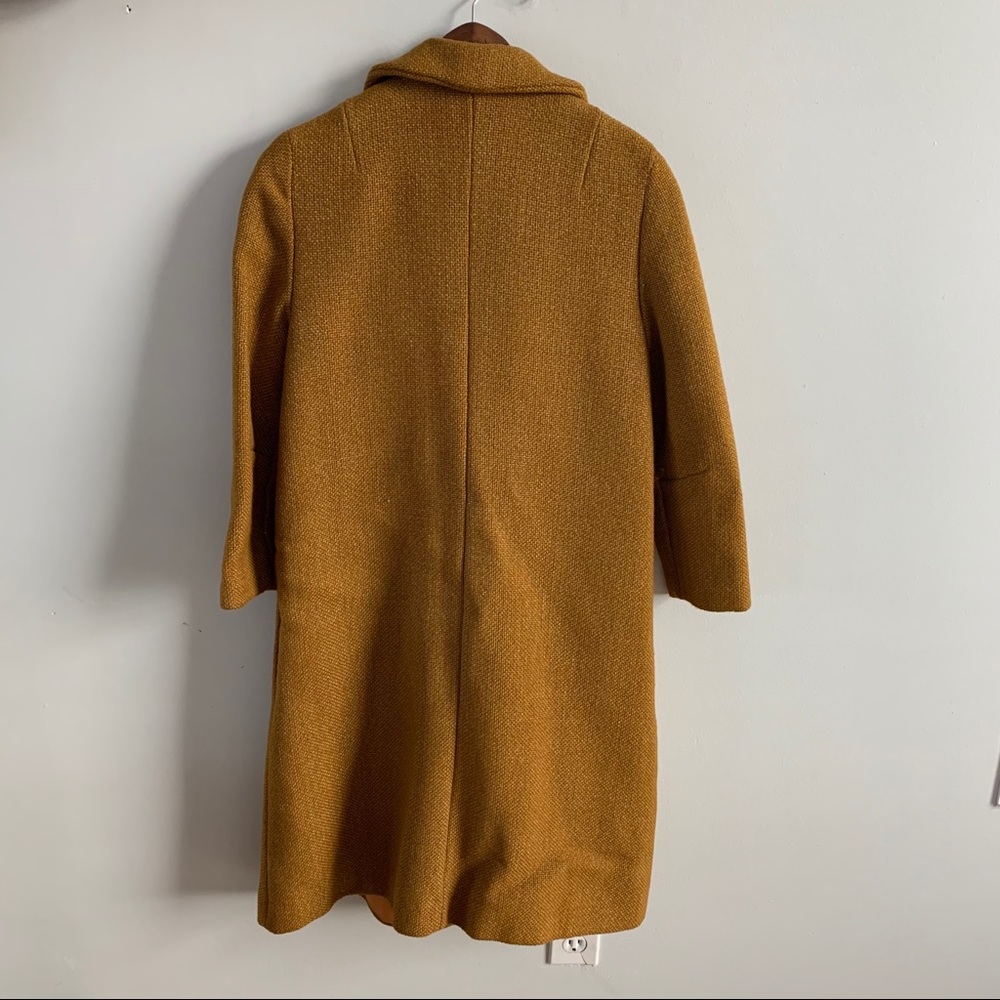 Vintage | Unbranded Women’s Tweed Mustard Jacket - Picture 5 of 10